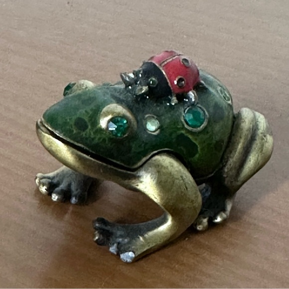 Set of 3 Frog trinket boxes - Picture 4 of 9